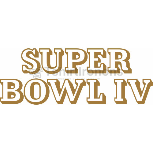 Super Bowl T-shirts Iron On Transfers N817